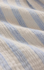 Shellbound Striped Gauze Dress