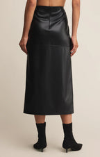 Metropolitan Leather Skirt