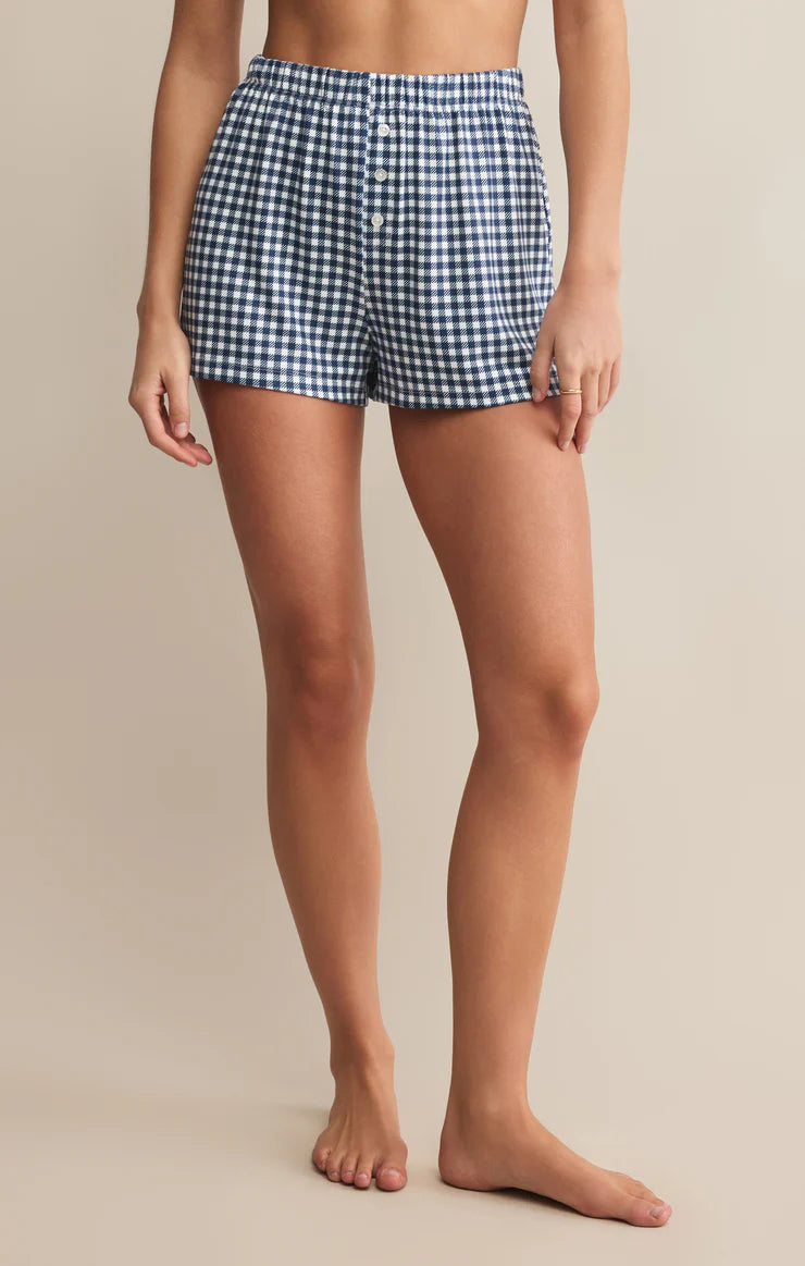 Maddie Gingham Short
