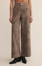 Marli Denim Leopard Pant