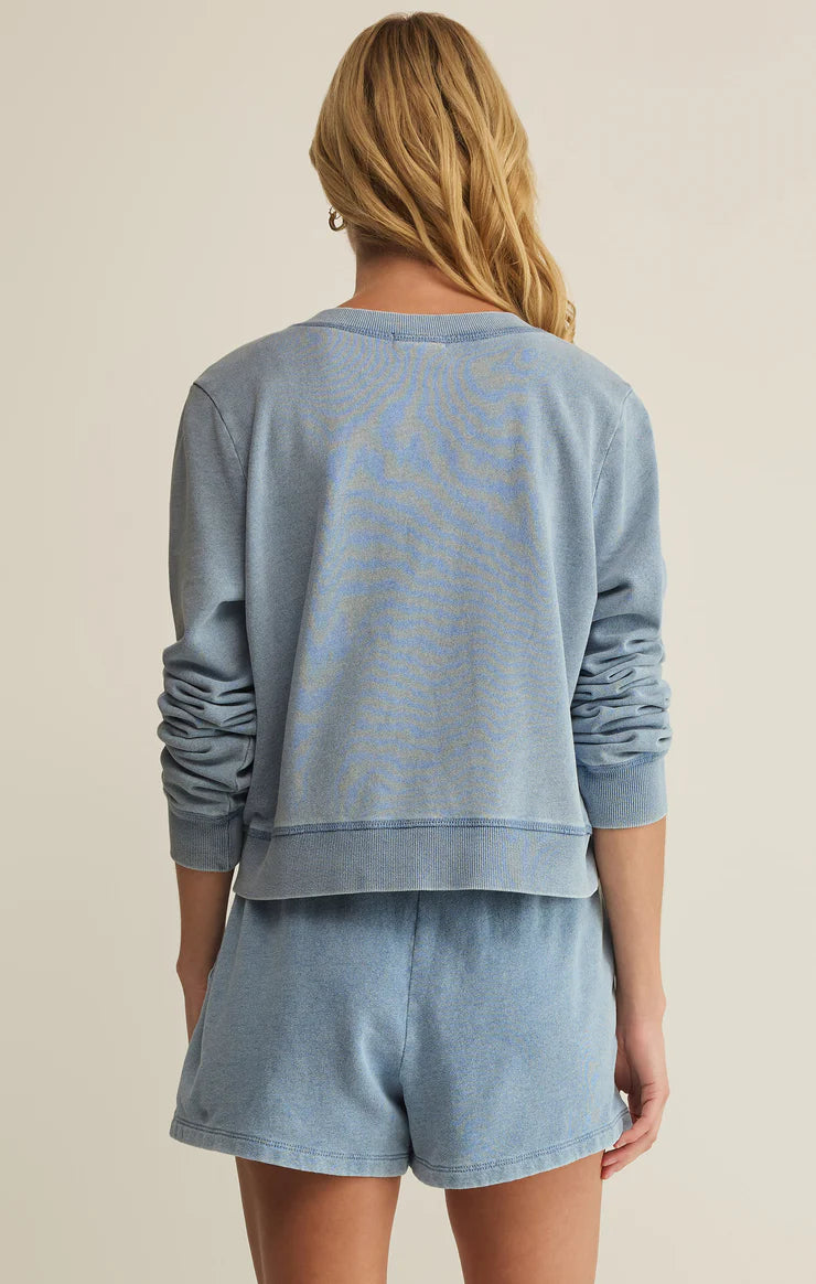 Daily Knit Denim Cardigan