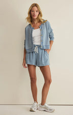 Daily Knit Denim Cardigan