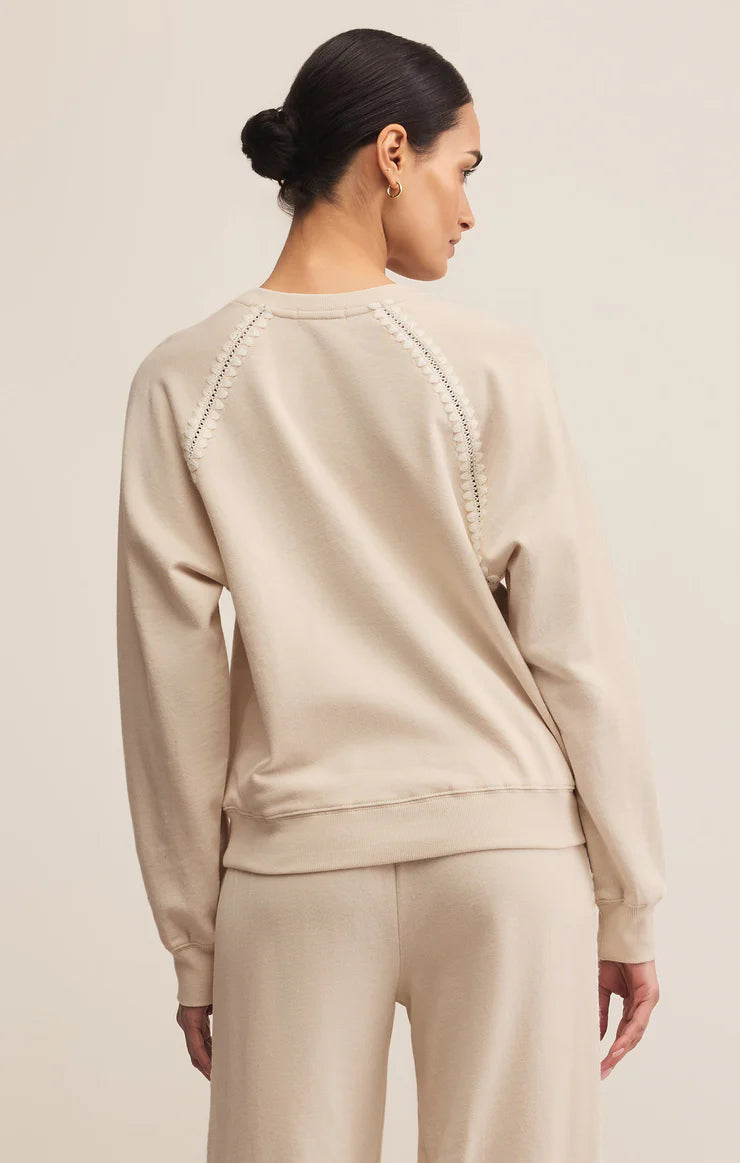 All Around Sweatshirt- Crystal