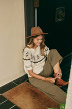 Fireside Nordic Short Sleeve Sweater