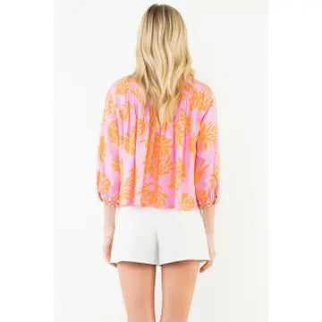 Hanalei Floral Pattern Top