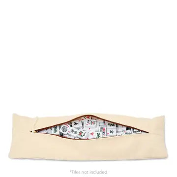 "Margo" Natural Mahjong Tote