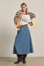 Nordic Pattern Knit Sweater