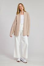 Puppy Jacquard Sweater Cardigan