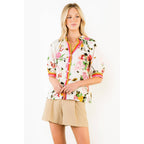 Short Sleeve Floral Top