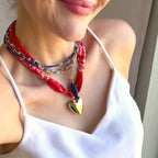 Gemstone Fish Pendant Necklace
