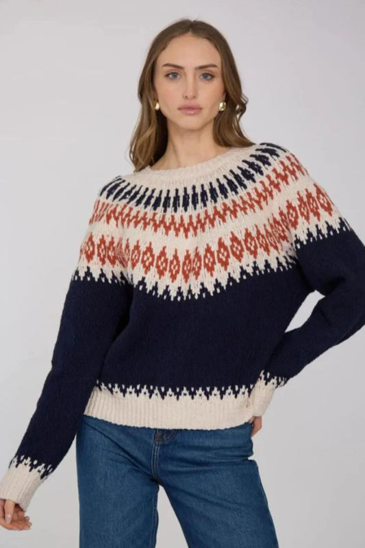 Chunky Fair Isle Crew