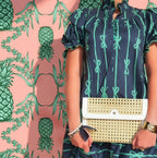 French Quarter Clutch- White