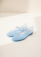 Woven Jelly Mary Jane Flats