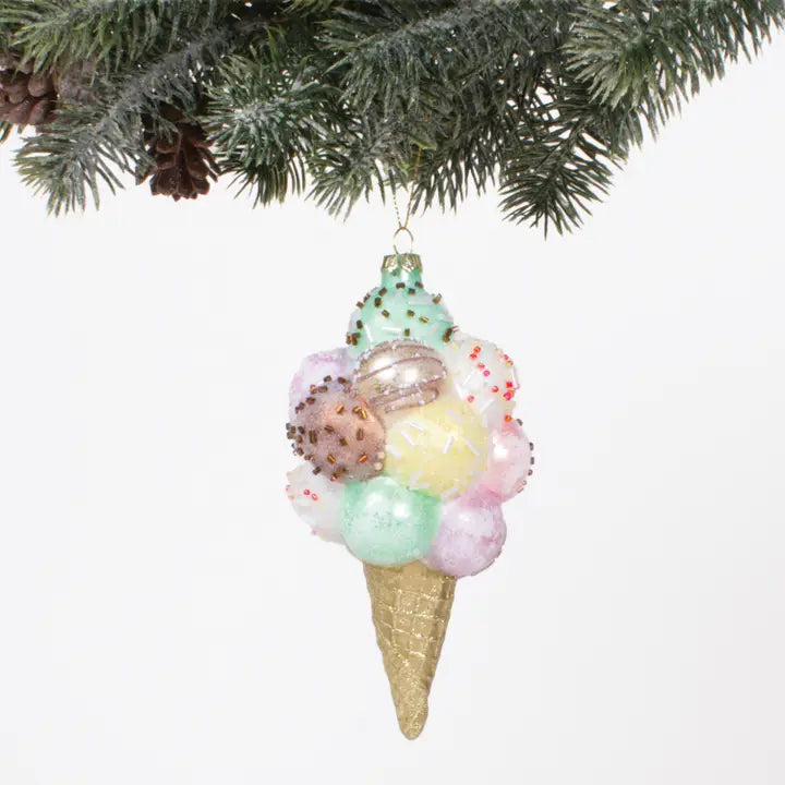 Ice Cream Cone Ornament