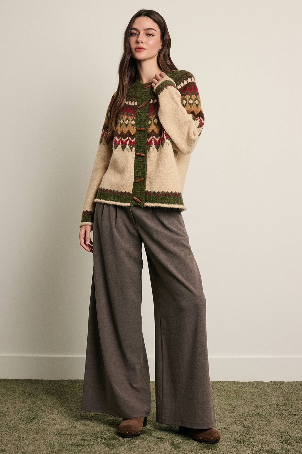 Nordic Fair Isle Cardigan