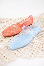 Woven Jelly Mary Jane Flats