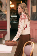 Classic Nordic Reindeer Sweater