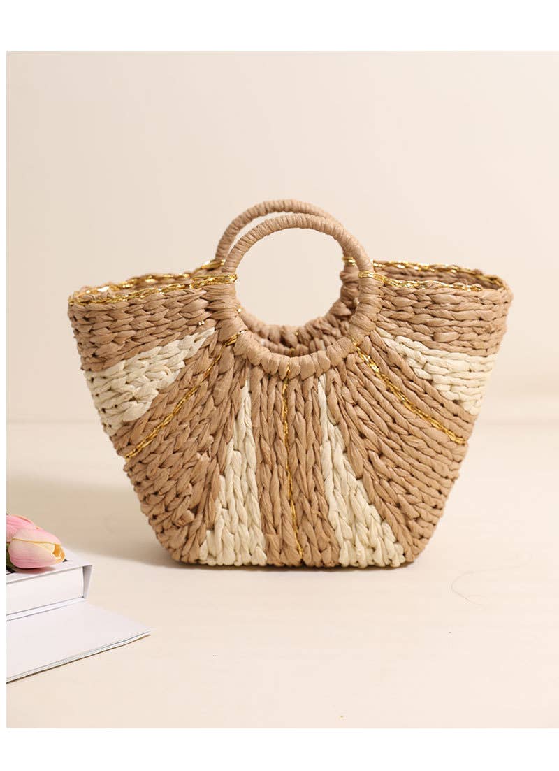 Large Woven Straw Bag