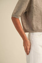 Maribel Shortsleeve Sweater Top