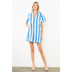 Wave Pattern Dress