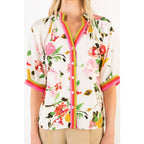 Short Sleeve Floral Top