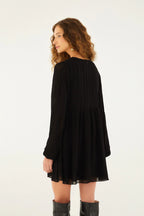 Black Shell Mini Dress