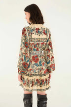 Sand Francesca Mini Dress