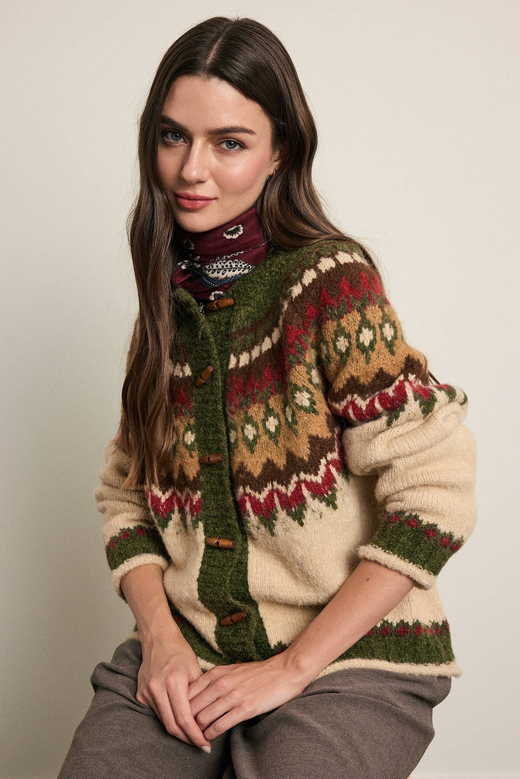Nordic Fair Isle Cardigan