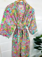 Tropical Town Kimono Robe