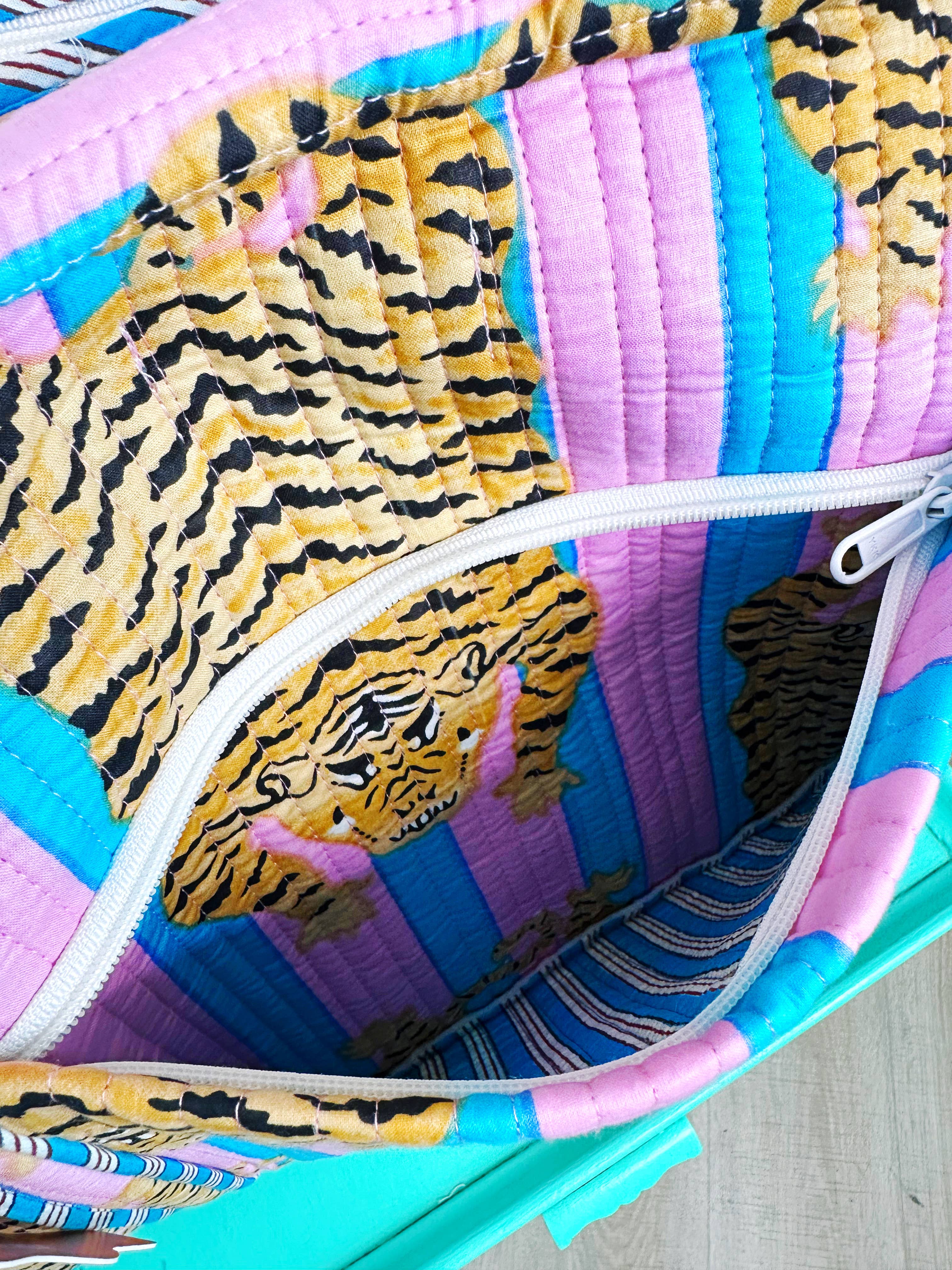 Cotton Candy Tiger Weekender Bag