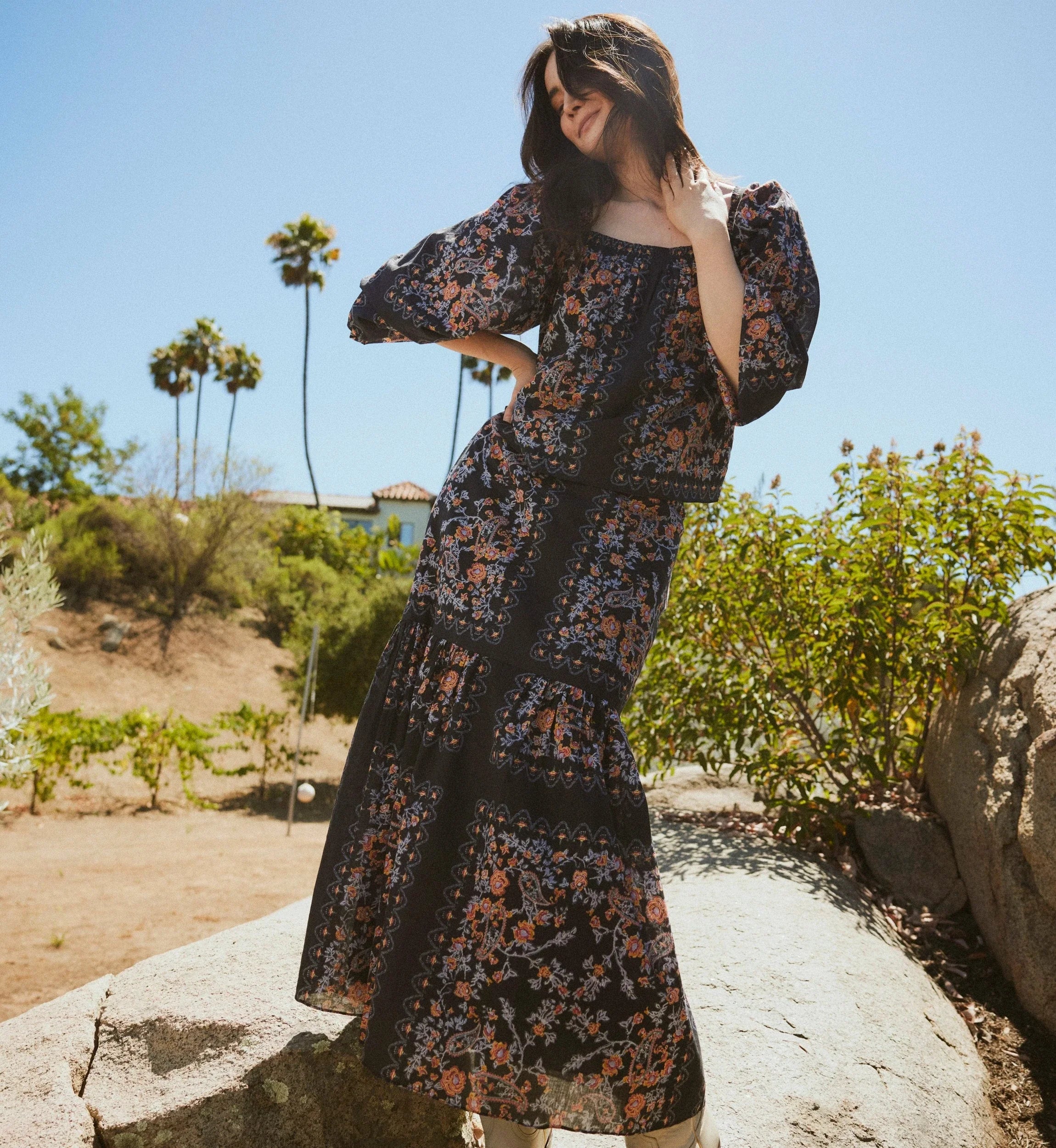 Marjorie Ankle Skirt