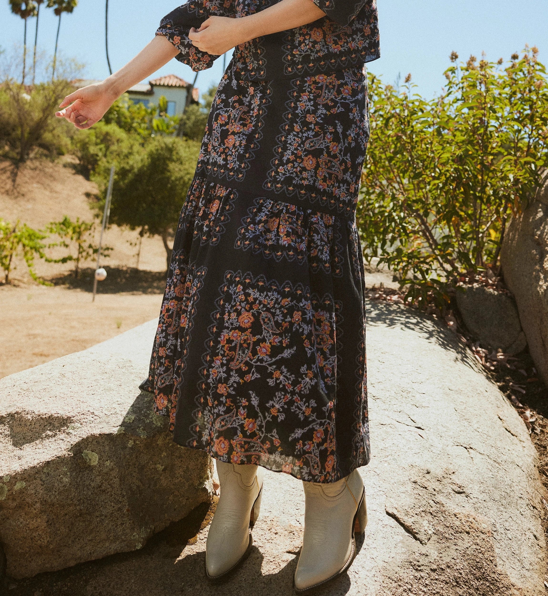 Marjorie Ankle Skirt