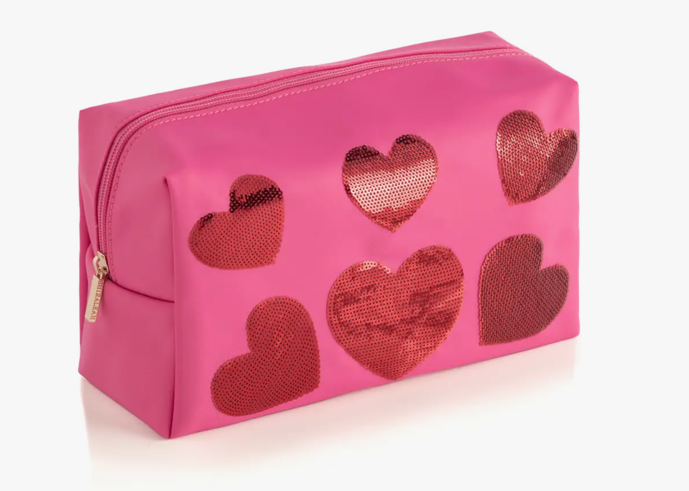 Sequin Heart Pouch