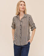 Split Back Button Down Shirt