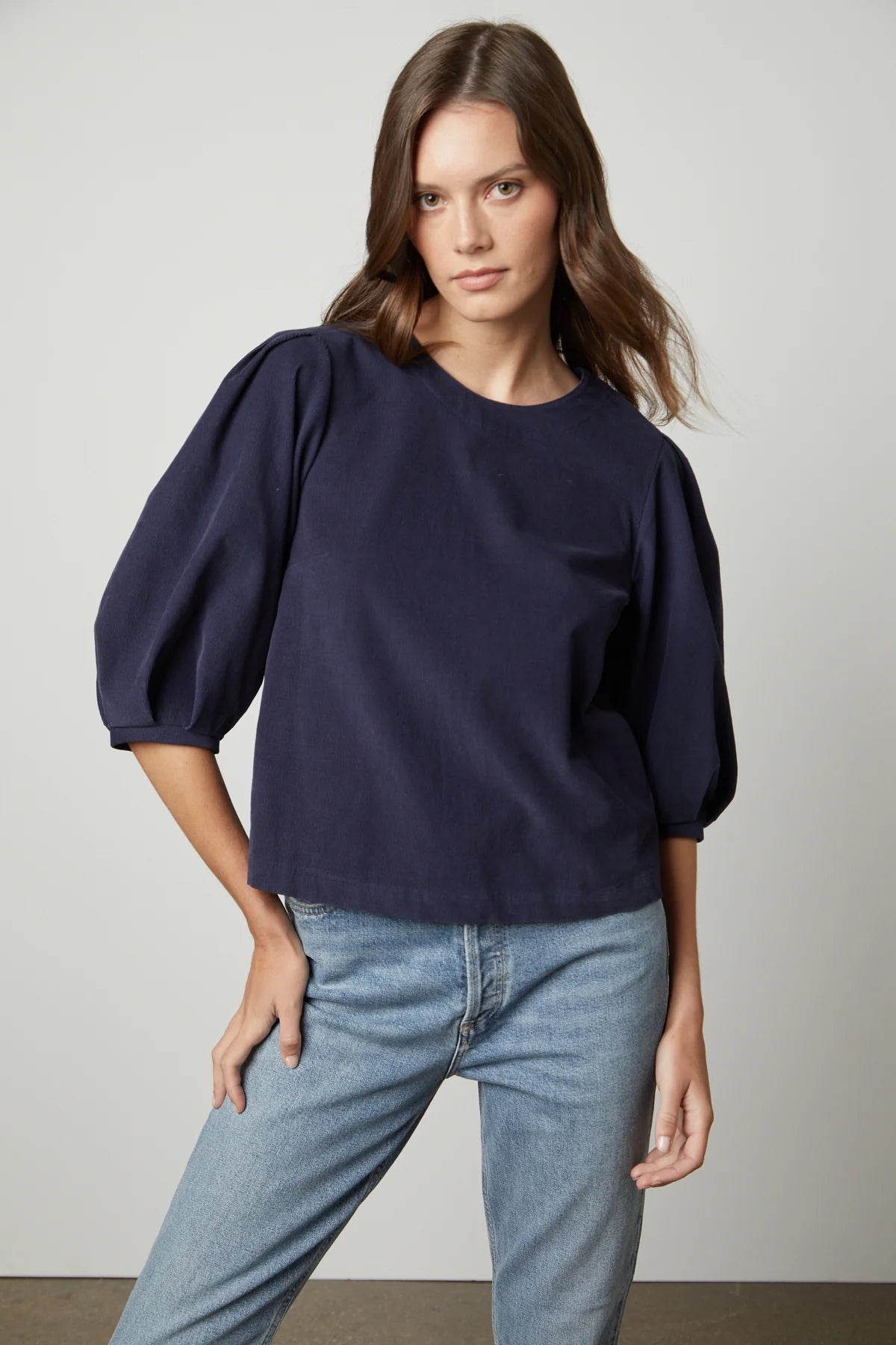 Tarah Corduroy Top - Night