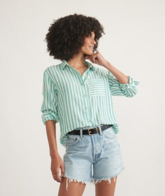 Abbey Linen Button Down