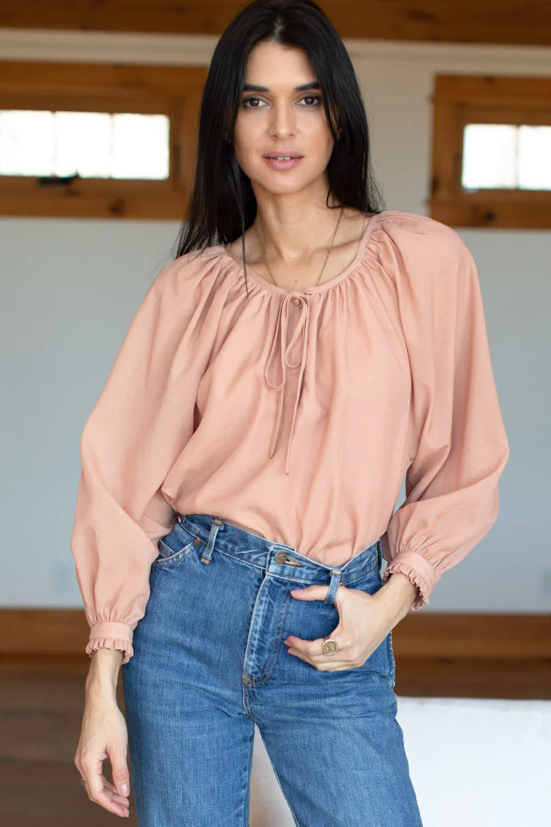 Lucy 2 Blouse - Ballet Pink