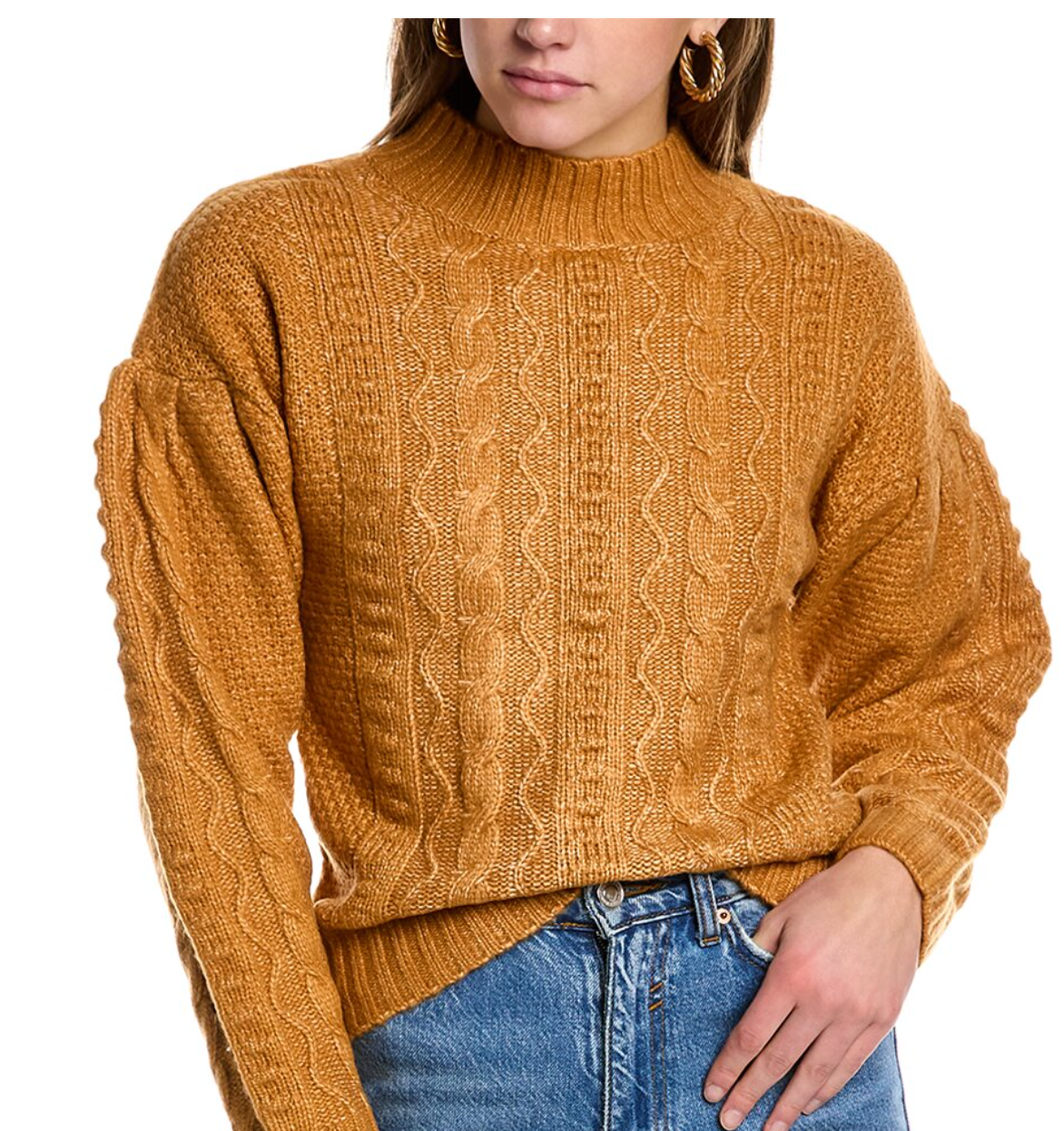 Cable Pullover - Caramel