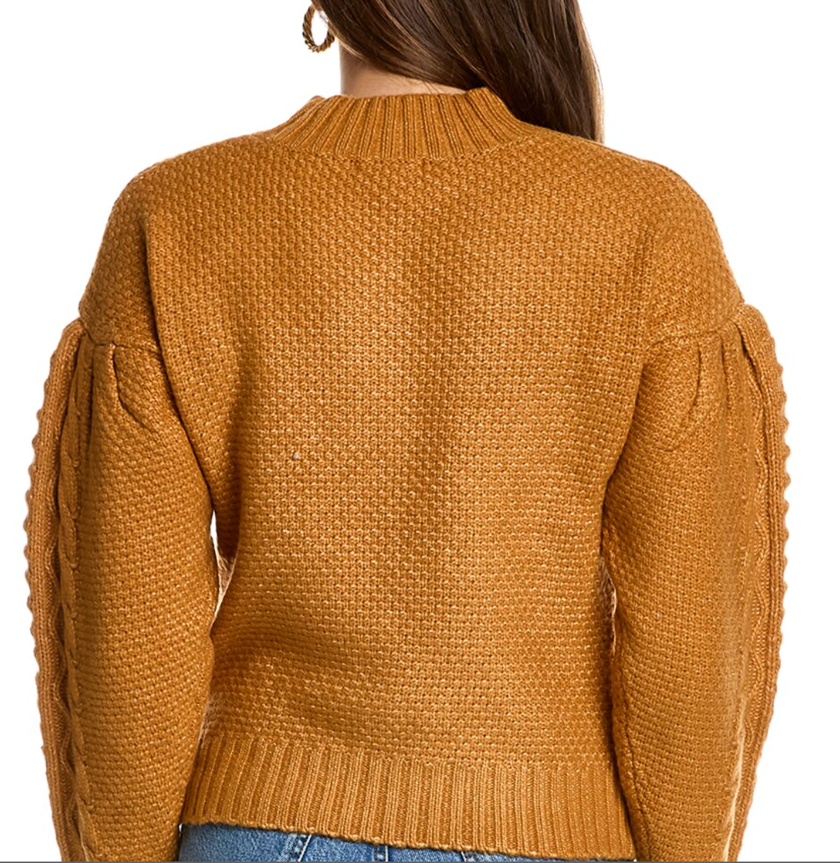 Cable Pullover - Caramel