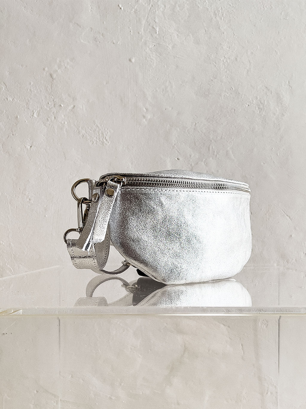 Shelly Italian Leather Fanny - multi colors