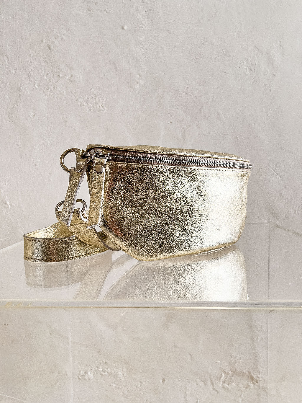 Shelly Italian Leather Fanny - multi colors