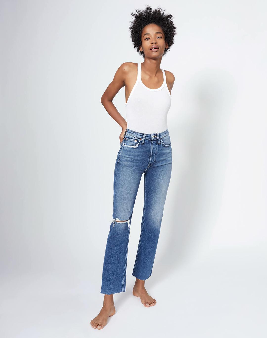 Comfort Stretch Ultra Highrise Stove Pipe - RE/DONE